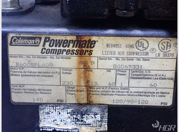 Coleman Air Compressor