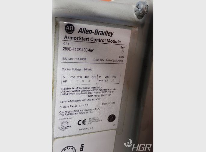Allen Bradley Armor Start Control Modulebase Module