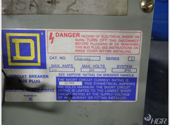 Square D Circuit Breaker Bus Plug