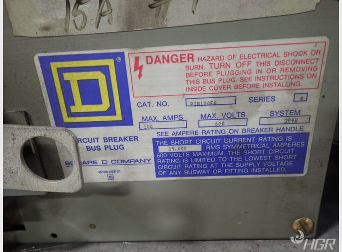 Square D Circuit Breaker Bus Plug