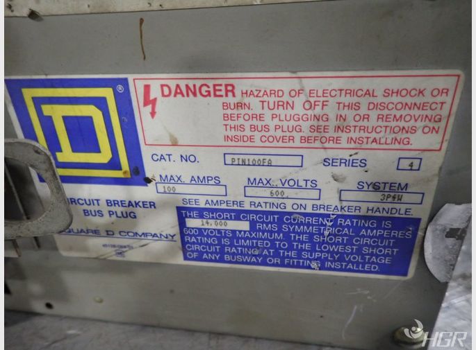 Square D Circuit Breaker Bus Plug