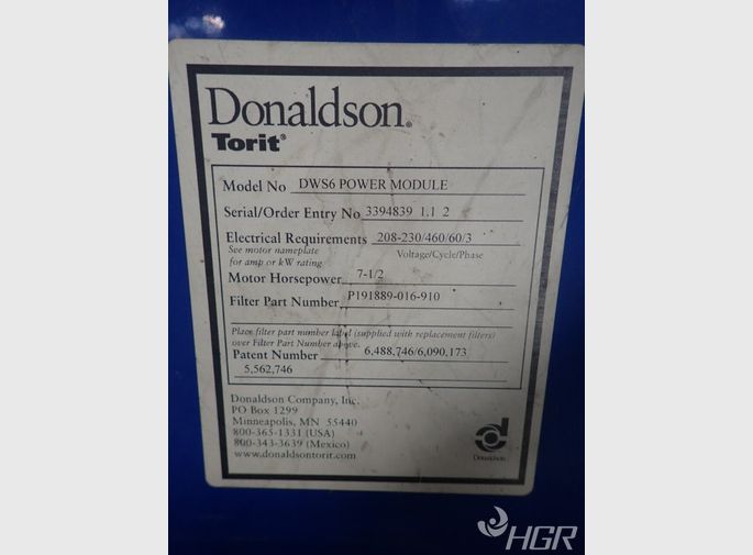Donaldson Torit Dust Collector