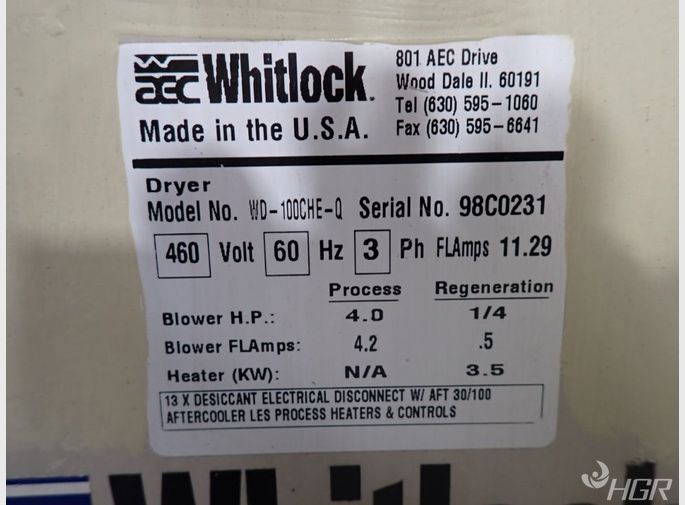 Aec Whitlock Dryer