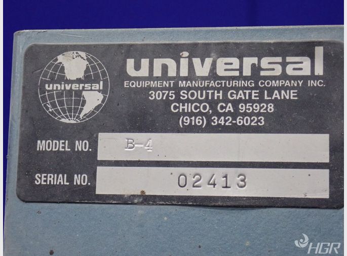 Universal Equipment Blast Cabinet