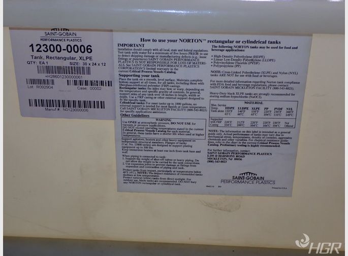 Saintgobain Plastic Tank
