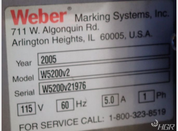 Weber Label Printerapplicator