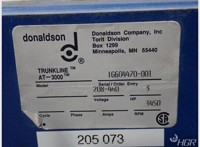 Torit Donaldson Torit Donaldson At3000 Dust Collector