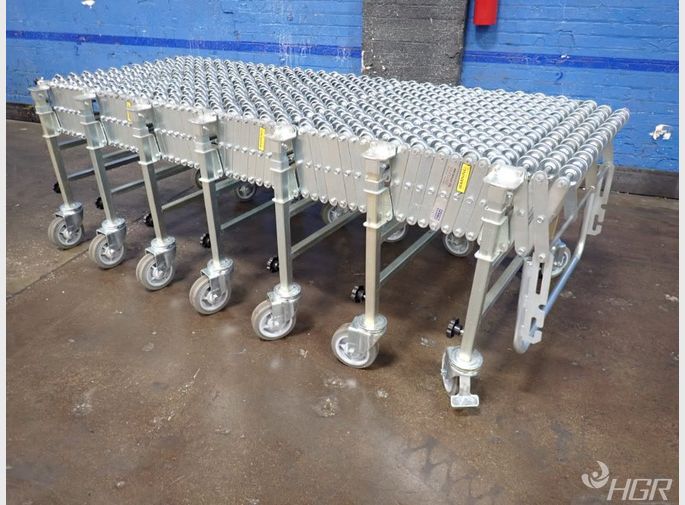 Fmh Conveyors Fmh Conveyors Nestaflex 376 Accordion Skate Conveyor