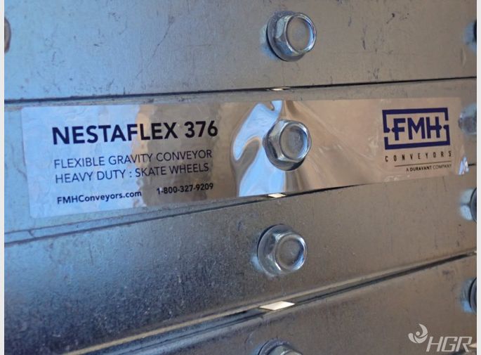 Fmh Conveyors Fmh Conveyors Nestaflex 376 Accordion Skate Conveyor