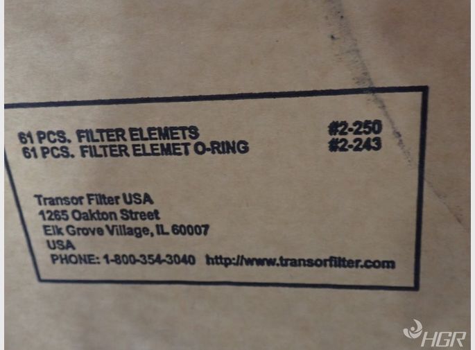 Transor Filter Elements