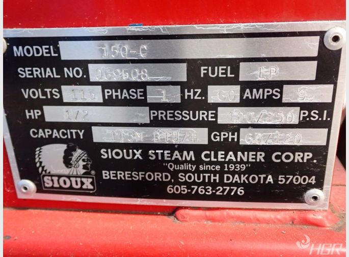 Sioux Pressure  Steam Cleaner