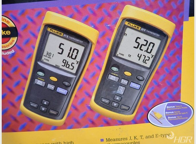 Used Fluke Thermocouple Thermometer | HGR Industrial Surplus
