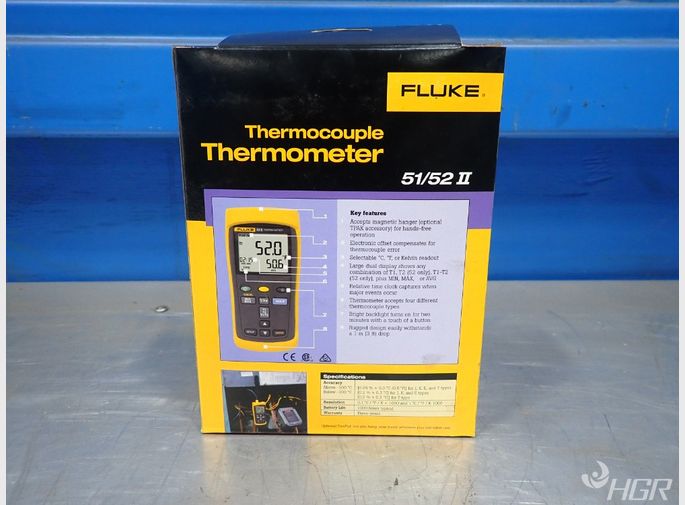 Used Fluke Thermocouple Thermometer | HGR Industrial Surplus