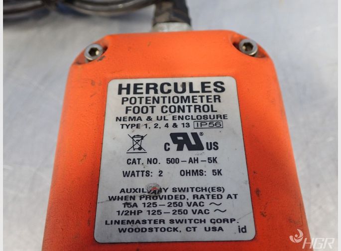 Hercules Potentiometer Footcontrol