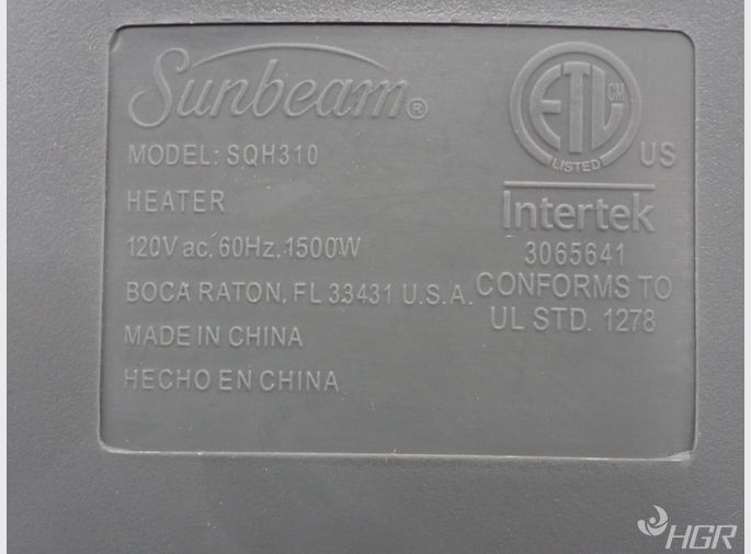 Sunbeam Heater