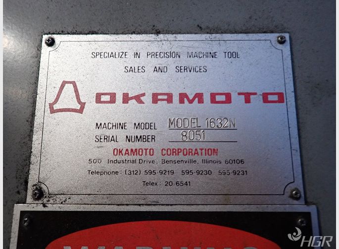 Okamoto Surface Grinder