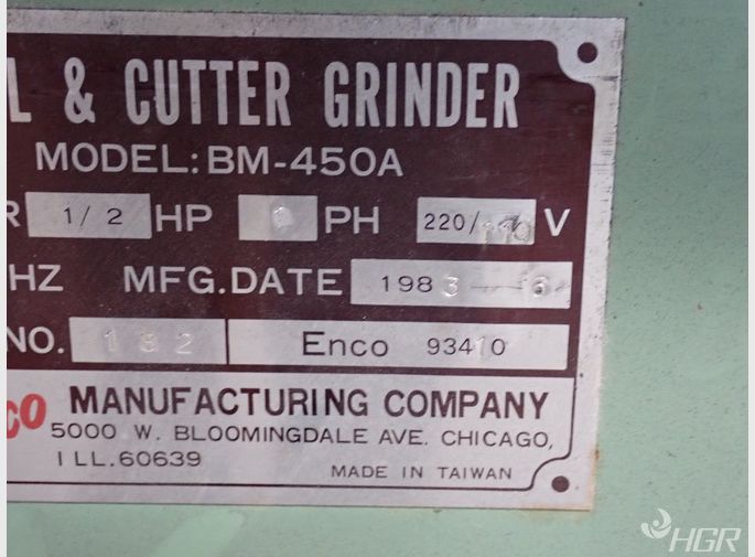 Enco Tool Grinder