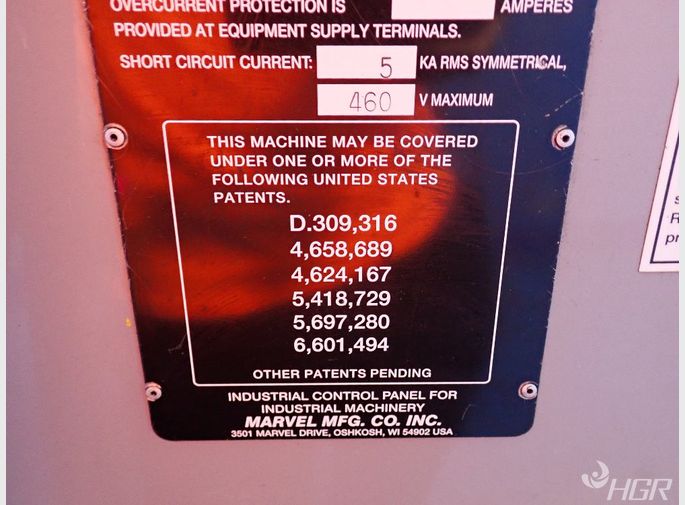 Marvel Vertical Band Saw