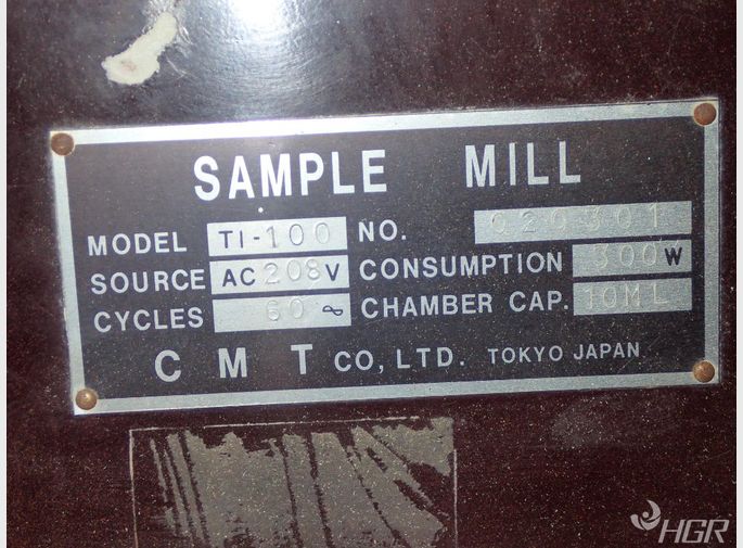 Cmt Co Vibrating Sample Mill