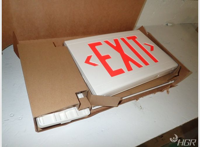 Hubbell Exit Sign