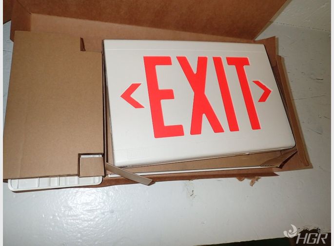 Hubbell Exit Sign