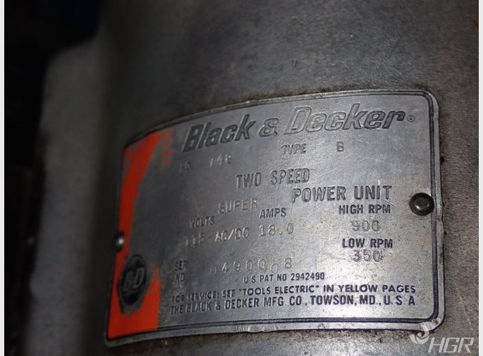 Black  Decker Power Unit