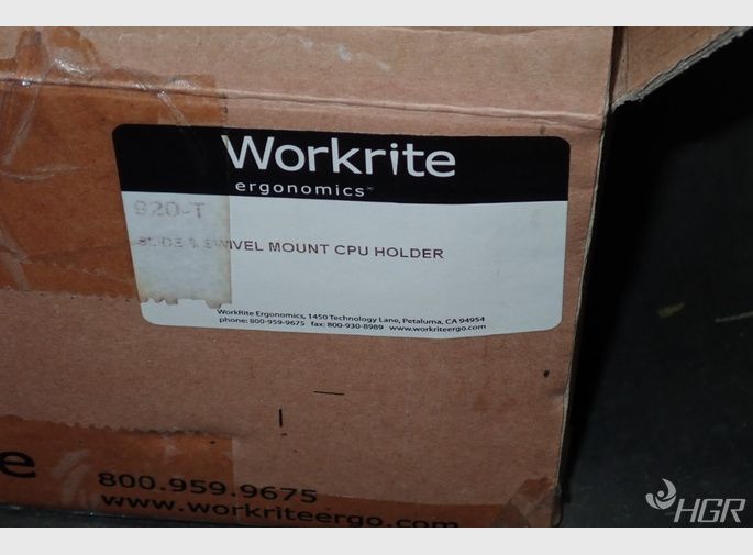 Workriteergonomics Slideswivel Mount Cpu Holder