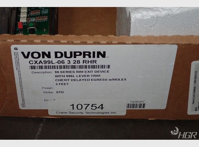 Von Duprin Exit Device Kit