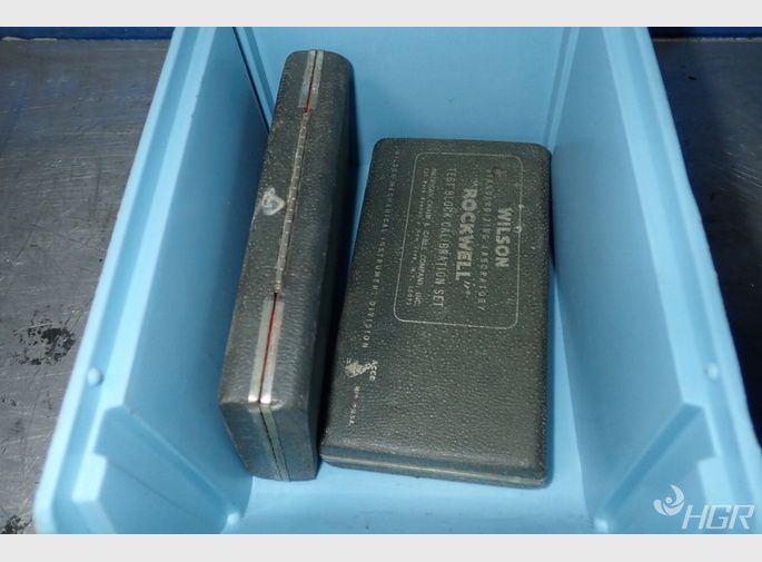 Wilson Rockwell Test Block Calibration Sets