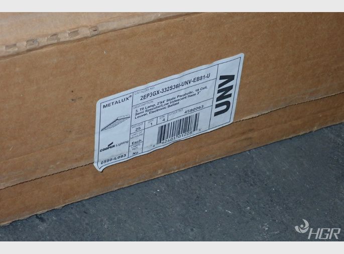 Metalux Fluorescent Light Fixture