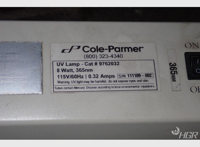 Cole Parmer Uv Lamp