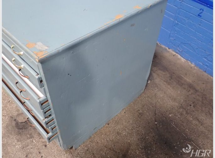  Blue Print File Cabinet 