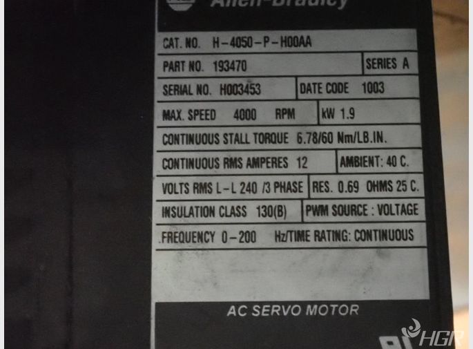Alleb Bradley Servo Motor