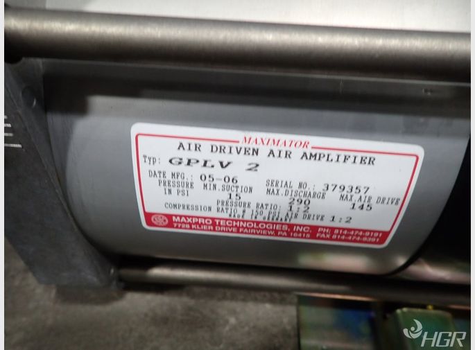 Maximator Air Driven Air Amplifier