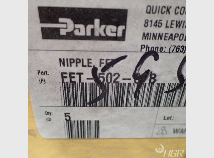 Parker 8 Parker Fet5028fb Hydraulic Quick Couplings Non Spill 