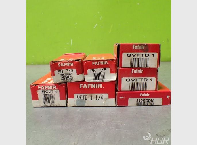 Fafnir 7 Assorted Fafnir Bearingsflange Mount Bearings 
