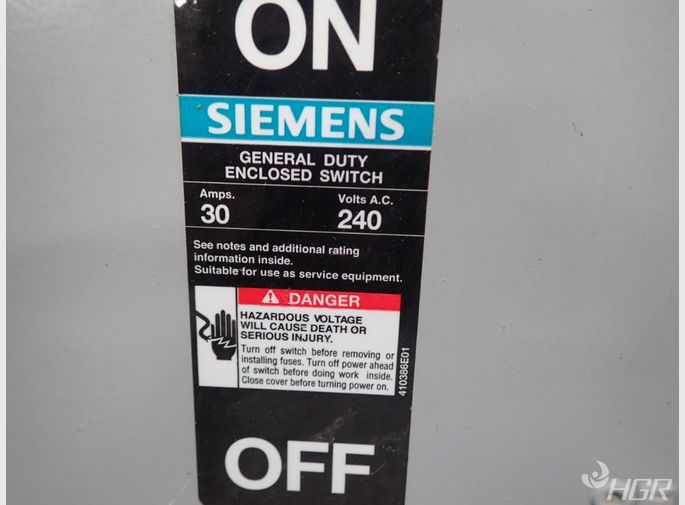 Siemens Fusible Disconnect