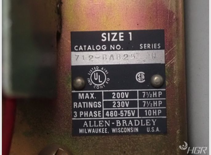 Allen Bradley Combination Starter
