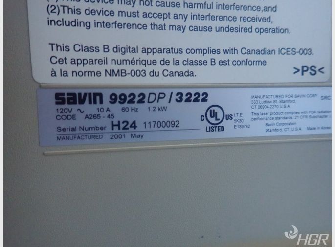 Gestetner Printer Copier