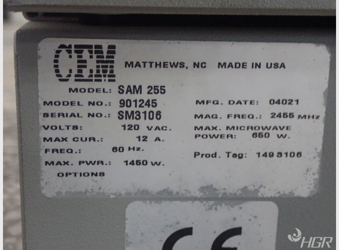 Cem Microwave Drying System