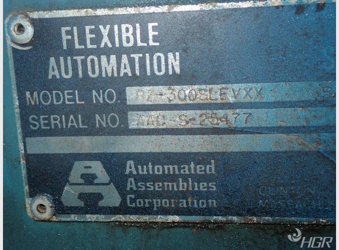 Automated Assemblies Corp Line Robot