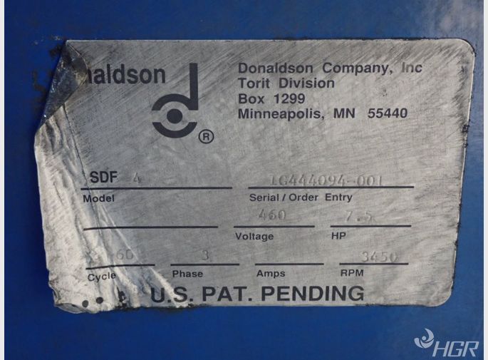 Donaldson  Torit Donaldson  Torit Sdf 4 Dust Collector