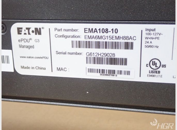 Eaton Enclosure Power Distribution Unit