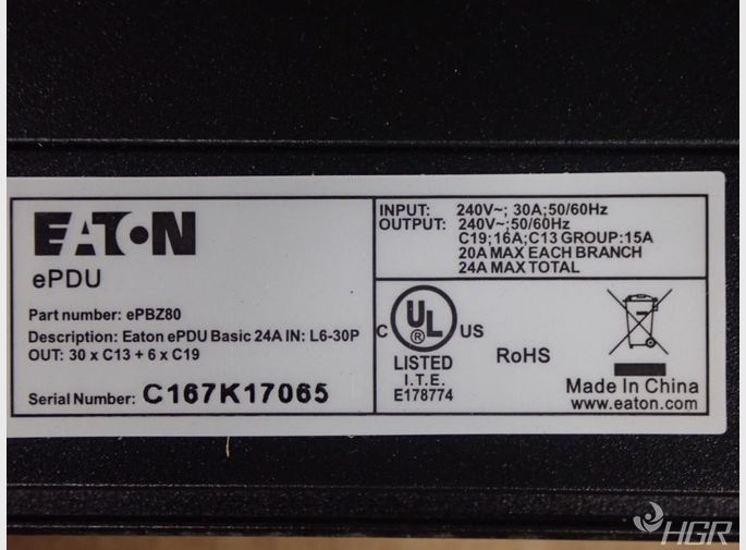 Eaton Enclosure Power Distribution Unit
