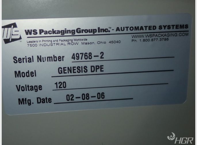 Ws Packaging Group Ws Packaging Group As7500pagenesis Dpe Label Printer