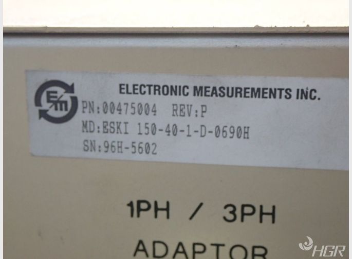 Electrnic Measurements Power Supply