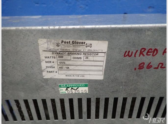 Post Glover Breaking Resistor
