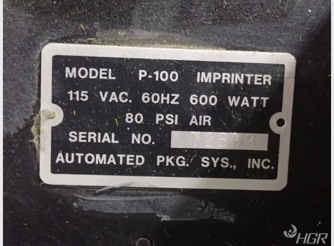 Automated Packaging Systems Automated Packaging Systems H100 Autobagger