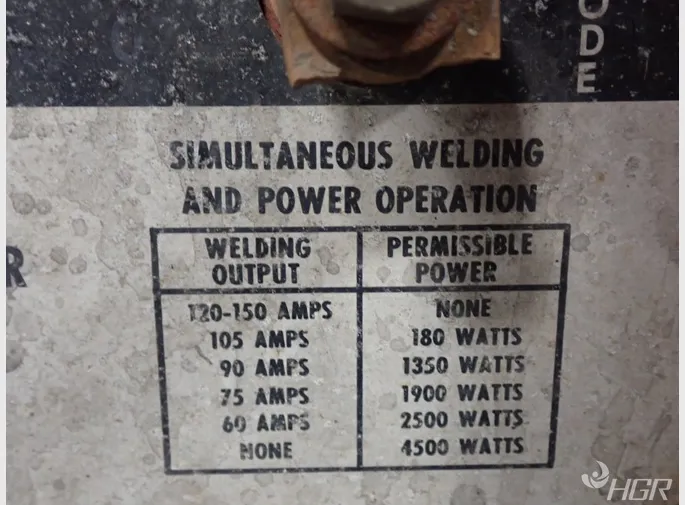 Lincoln Electric Gasoline Powered Welder  Generator
