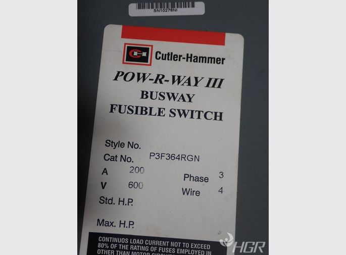 Cutlerhammer Bus Plug